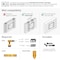 Barkan 13-83 inch Full Motion-4 Movement Extra Long Dual Arm Flat/Curved TV Wall Mount 110 lbs Black BM464XL - alternate 4